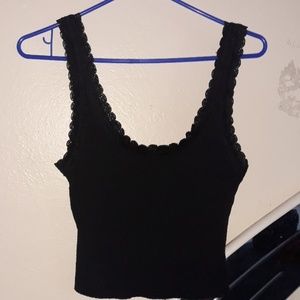 forever 21 black tank top